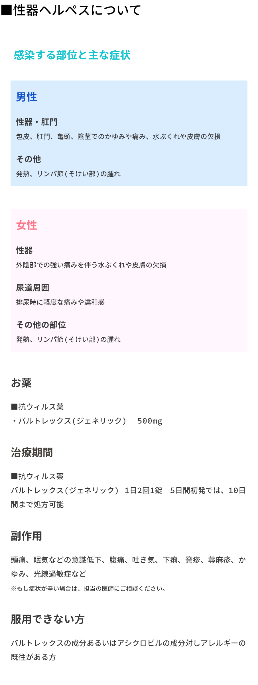 性感染症について